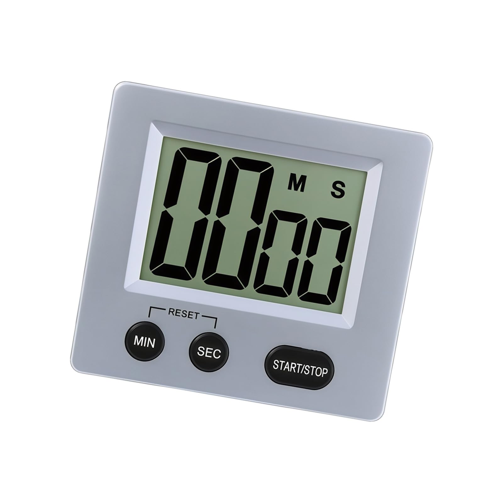 Portable Digital Countdown Timer with 3 Mounting Option Stand & Hook for Cooking Studying Sports Timing Needs Digital Clock