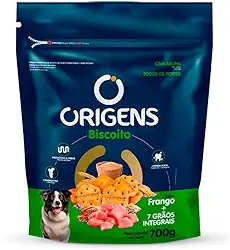 Origens Biscoito Para Cães Adultos 7 Grãos Sabor Frango 700g