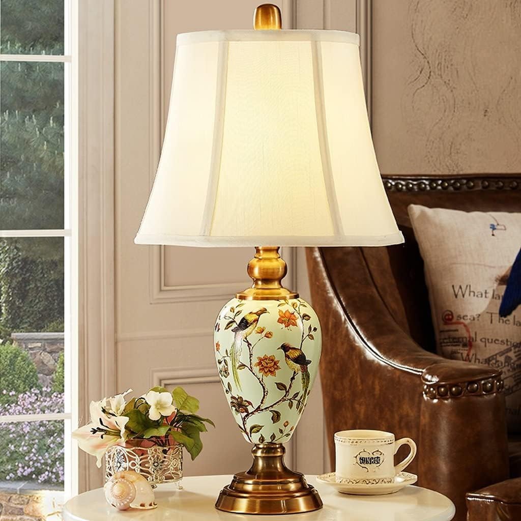 テーブルランプ ベッドサイドランプ テーブルライト セラミック