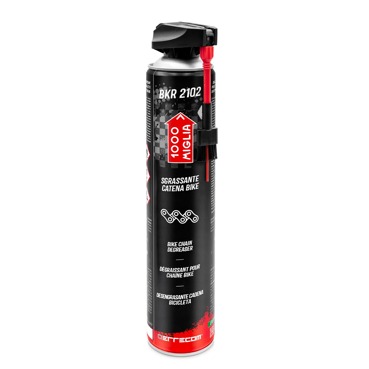 Errecom 1000 Miglia BKR 2102 Bike and Motorbike Chain Degreaser Spray, 750 ml Aerosol Can