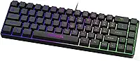 GOKOCO Teclado Mecânico Com Fio A1803 Preto Black