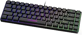GOKOCO Teclado Mecânico Com Fio A1803 Preto Black