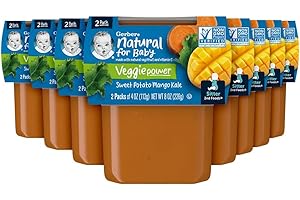 Gerber 2nd Foods Sweet Potato Mango & Kale Pureed Baby Food