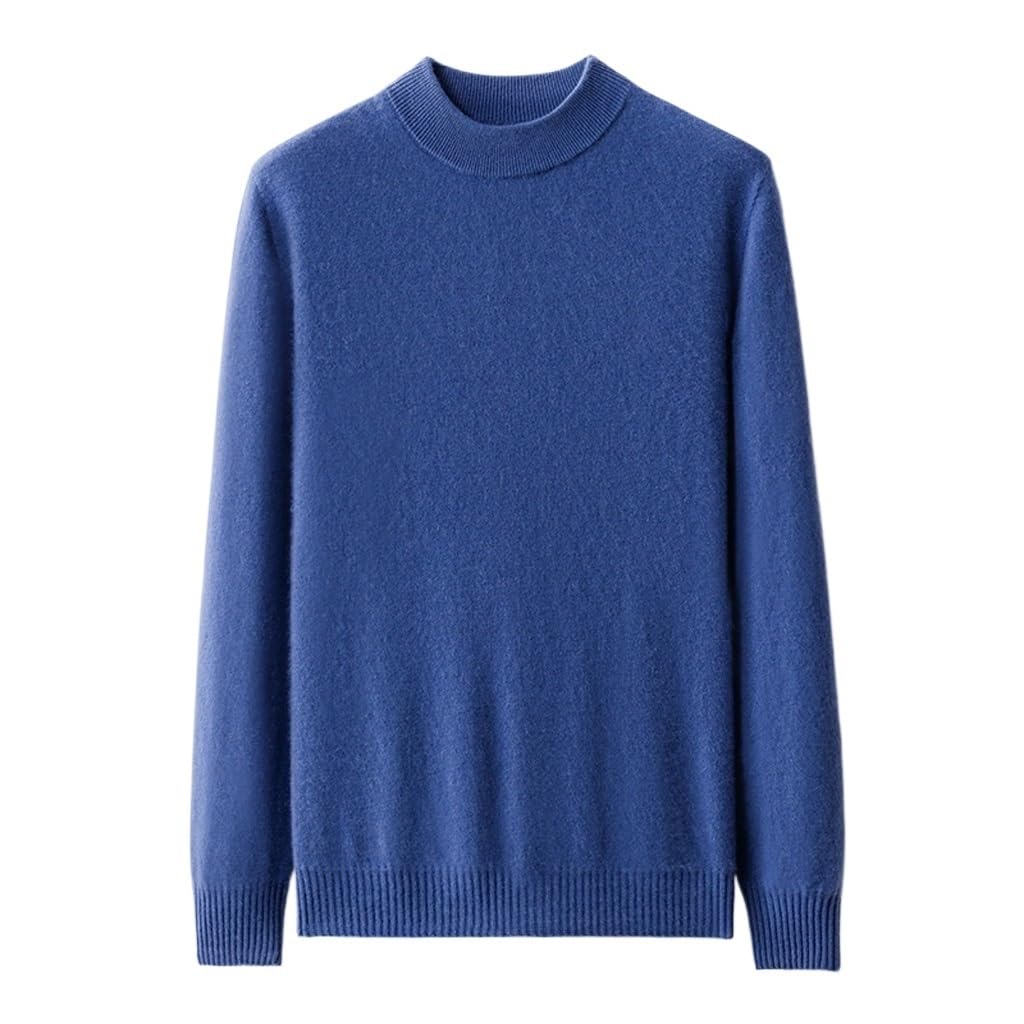 Pull épais en cachemire homme anti-irritation sans couture M
