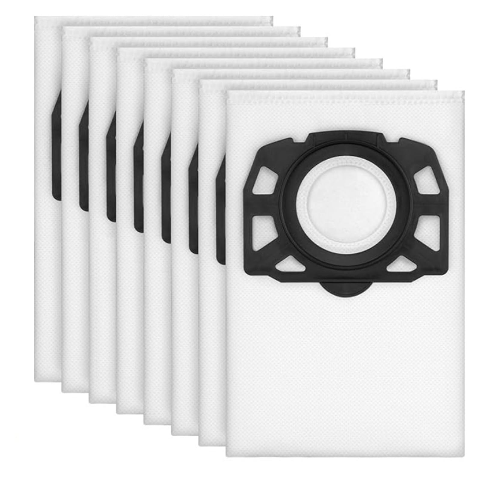 EEZII Vacuum Cleaner Bags Accessories, Compatible For Karcher, WD2 Plus WD3 KWD1 KWD2 KWD3 MV3 WD3.200 to WD3.800 M SE4001 SE4002(8pcs)