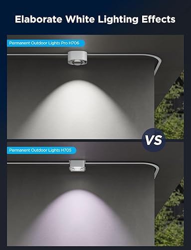 Miniatura 12 de Govee Módulo de controlador para luces permanentes de exteriores de 100 pies, 150 pies y 200 pies Pro H706A, H706B y H706C, transformador de voltaje