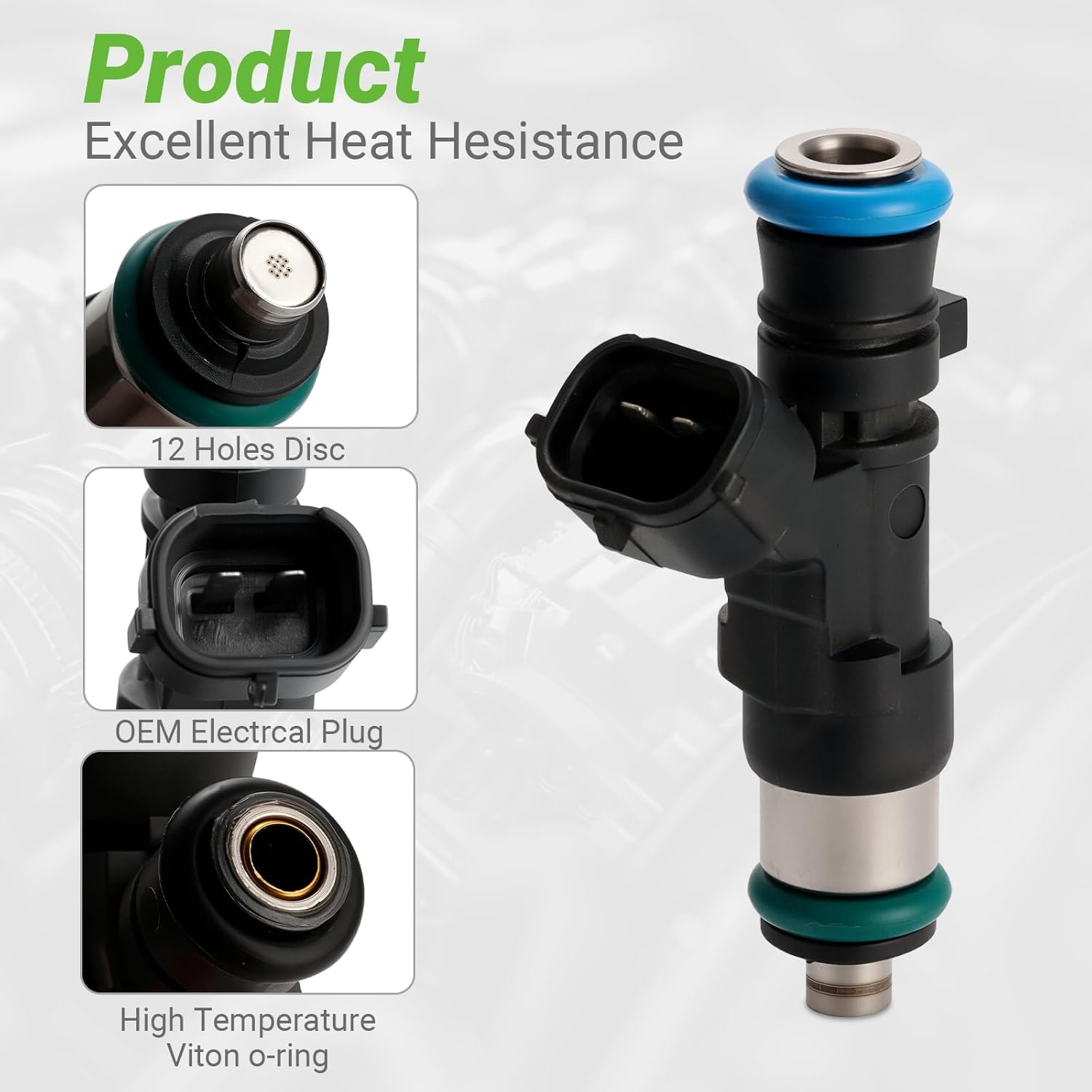 Fuel Injectors Set of 6 Compatible with Nissan Armada Frontier NV1500 Pathfinder Titan Xterra Suzuki Equator 4.0L 5.6L V6 V8# 0280158007 FJ750 166007S000 842-12298 166007S00A 1571082Z00 16600-7S000