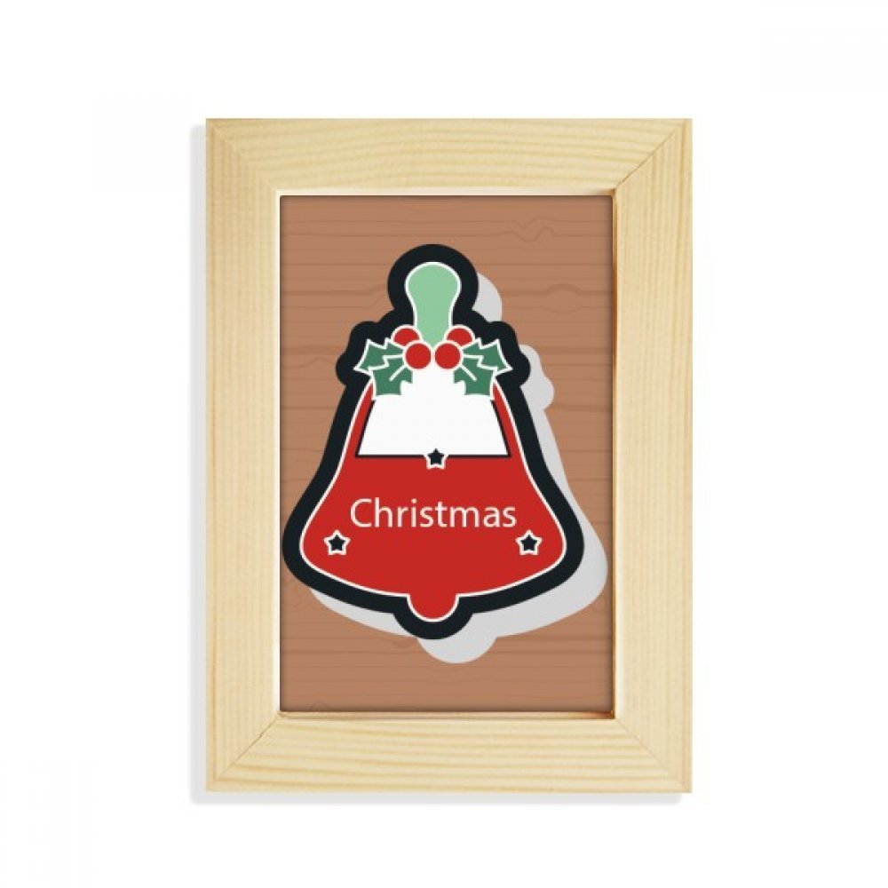 Campanas de Navidad marco de fotos de dibujos animados para regalar en fiestas familiares