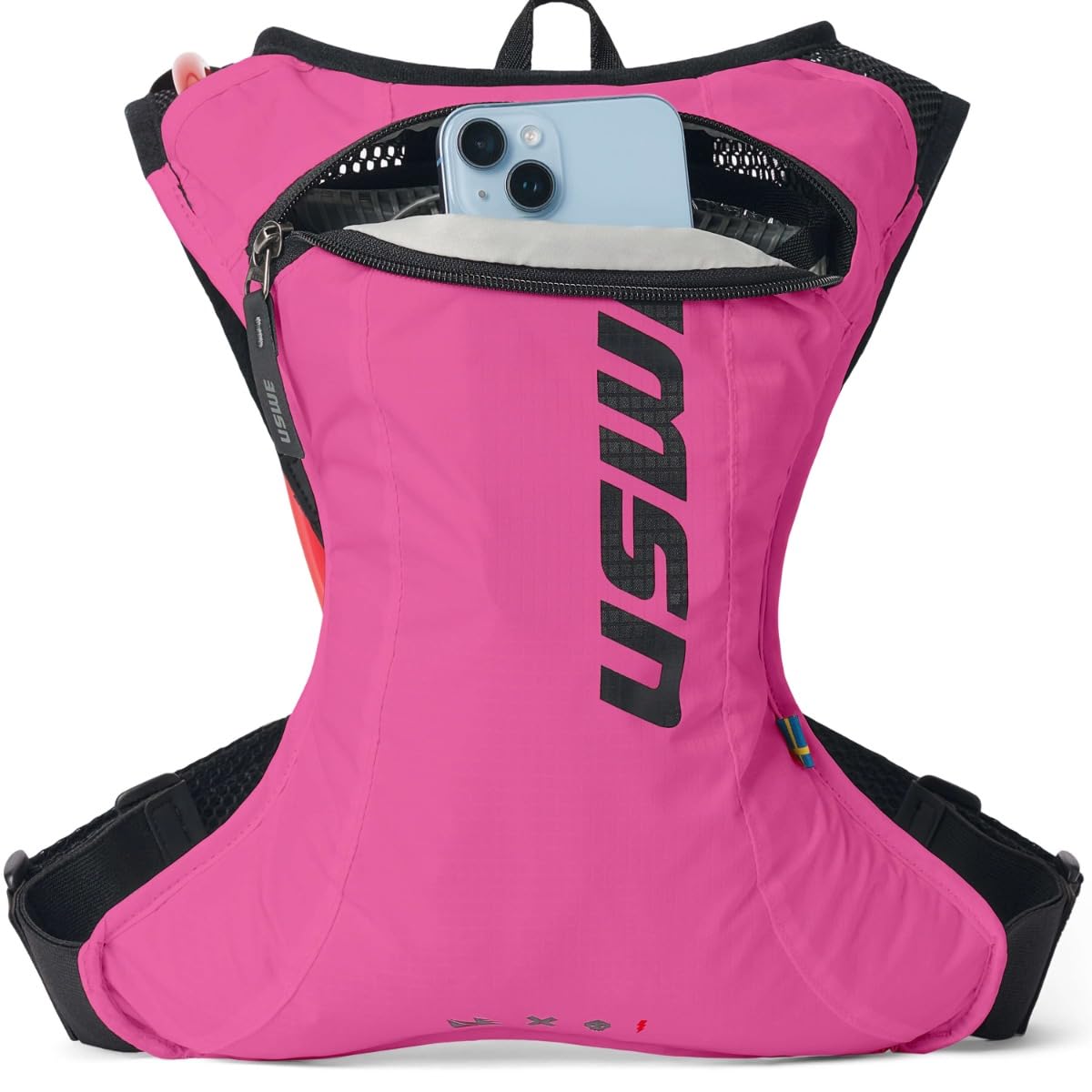 USWE Race 2.0, zaino idrico ultra leggero con sacca d'acqua da 2,0 l, a prova di perdite, per ghiaia, MTB, corsa, escursionismo, ciclismo, campeggio, ciclismo, per uomini e donne
