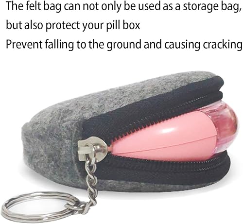 Miniatura 5 de Invoda Pastillero semanal 3 veces 7 con compartimentos grande organizador de medicinas