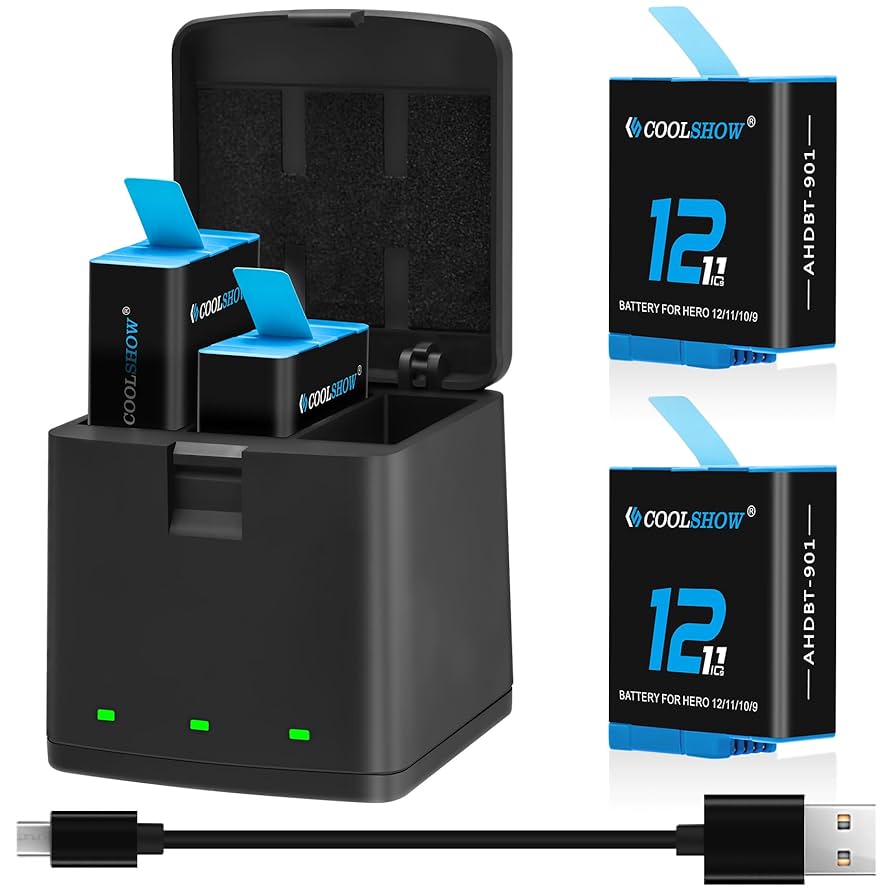 GoPro - GoPro HERO9 BLACK バッテリー予備2個　充電器付き　おまけ付き Amazon | JHTC GoPro Hero 11 バッテリー Hero 10/Hero 9