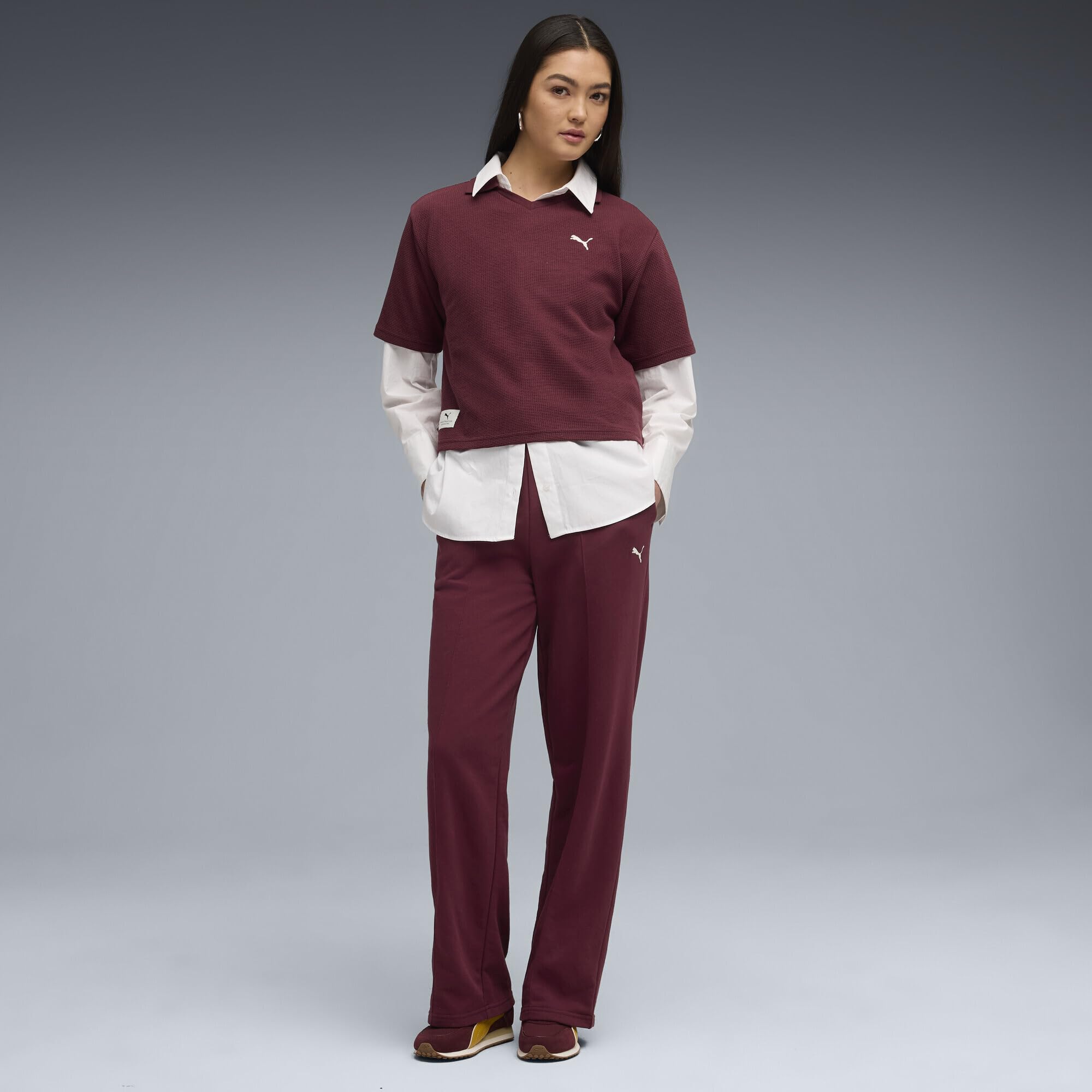 PUMA Damen Class Straight Fit High-Waist-Hose