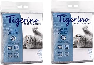 Tigerino Performance Zeolite Control Katzenstreu | Babypuderduft (2x12KG) product image