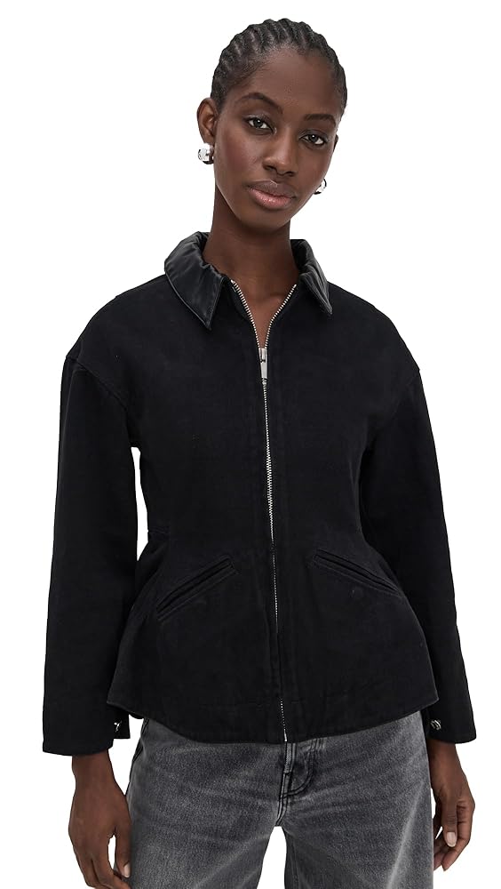 Amazon.com: Line & Dot Women's Eton Peplum Jacket, Black, XS