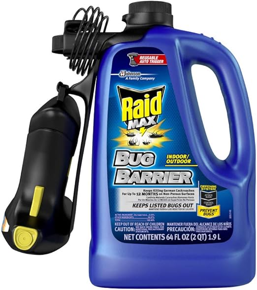 Raid Max Bug Barrier and Killer Starter, For Indoor and