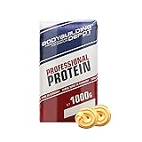 Bodybuilding Depot® Professional Mehrkomponenten Protein Pulver, 89% Proteingehalt, hohe biologische Wertigkeit, 1kg (Butterkeks)