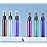 ZbFwmx 20 Pack Set 10ML Protable Refill Bulk Atomizer Spray Travel Perfume Bottle Hydrating Empty Bottle (Blue)