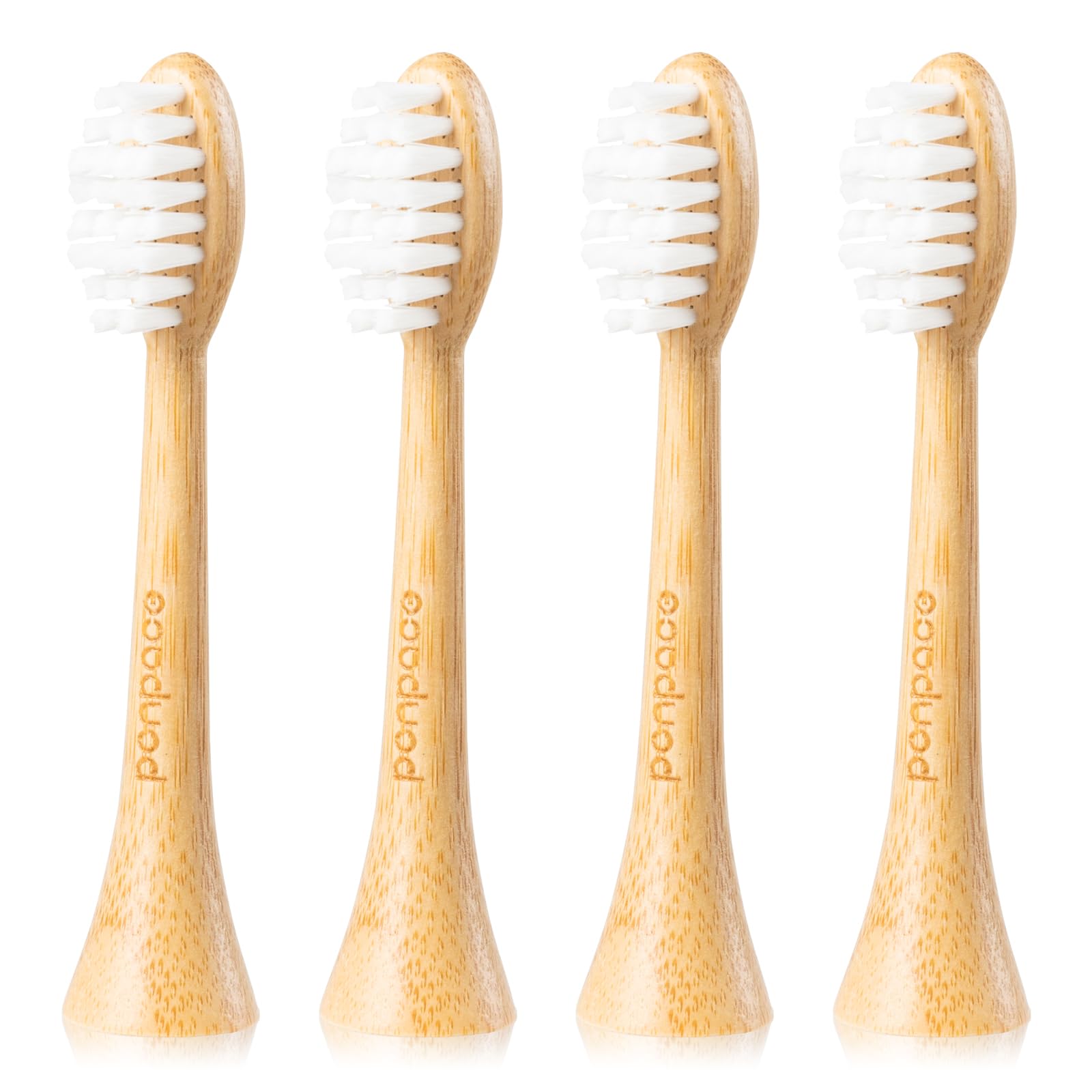 Cabezales de repuesto de cepillo de dientes eléctrico de bambú con cerdas a base de plantas, 8 unidades, compatibles con Philips Sonicare (cerdas onduladas extra suaves)