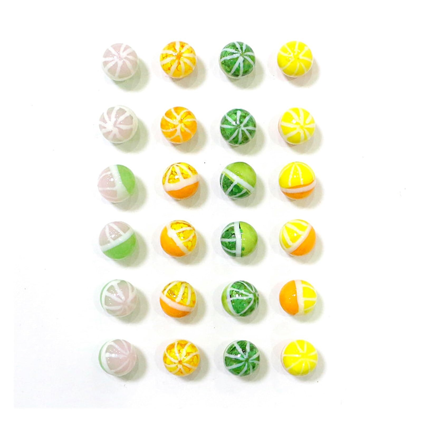 限定①暖かなウッド素材ෆ˚*ピエロイメージの変わり玉ビーズのボールペン❤ Amazon.co.jp: 24 個かわいいレアガラスビー玉ボールクリエイティブ