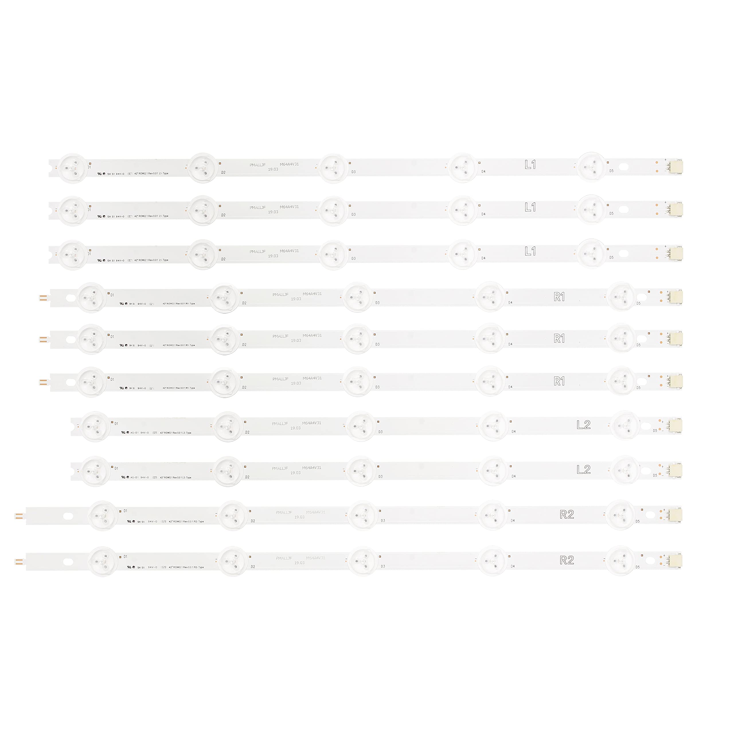 Amazon.com: Replacement Part for TV Replacement Backlight for Vizio/LG  LC420DUG-JFR1 LED Strips E420D-A0 E420I-A0 E420-A0 : Electronics