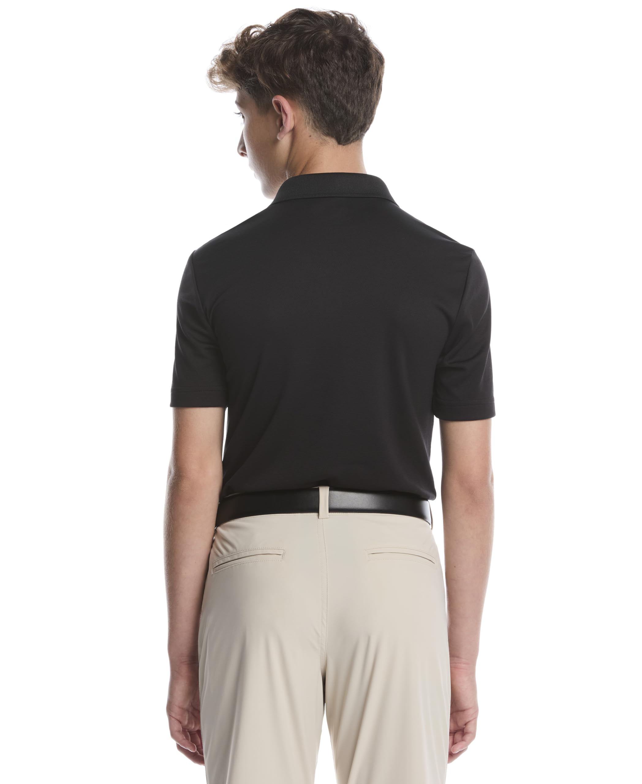 PGA TOUR Short Sleeve Airflux Polo Camiseta de Golf para Niños