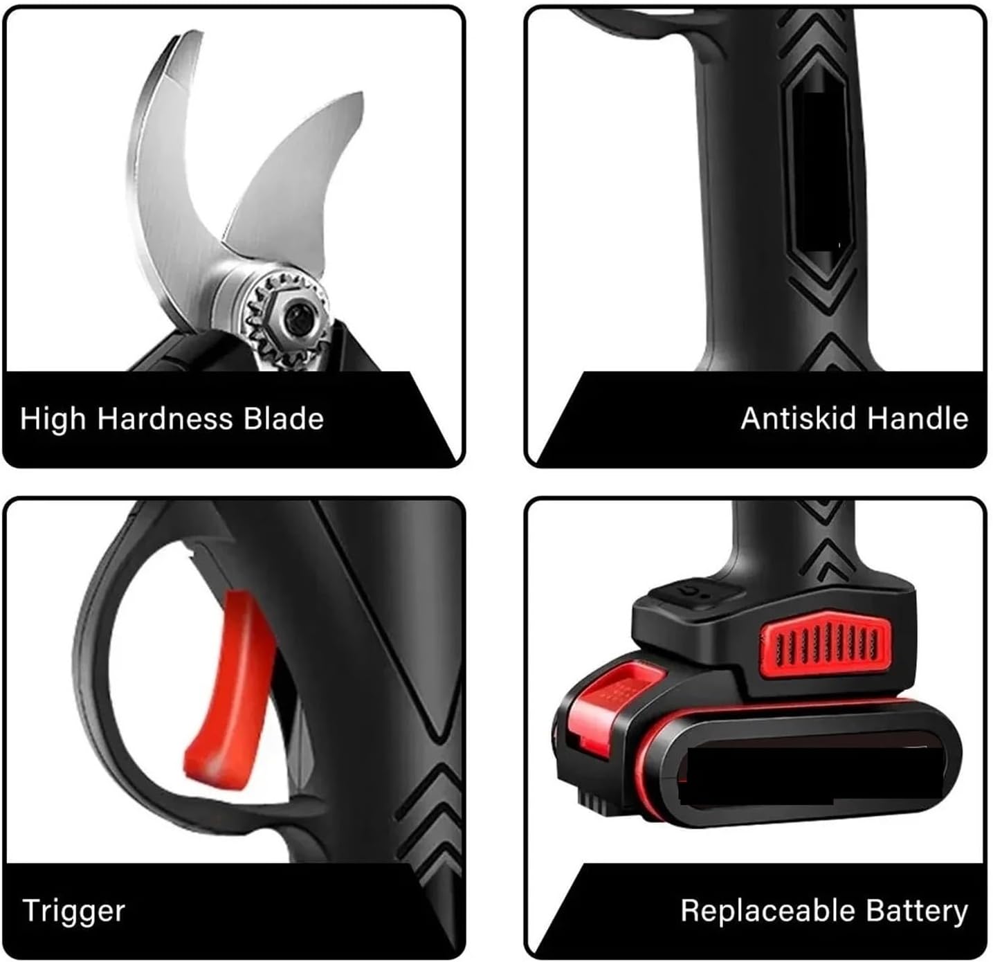 Pruning Shears, Cordless Electric Pruner Pruning Shears Efficient Fruit Tree Bonsai Branches Cutter Landscaping Tool,for Garden