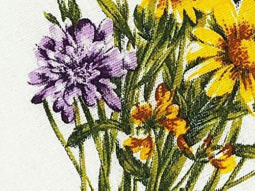 Tessuto Provenzale Fantasia Lavanda e Farfalle su