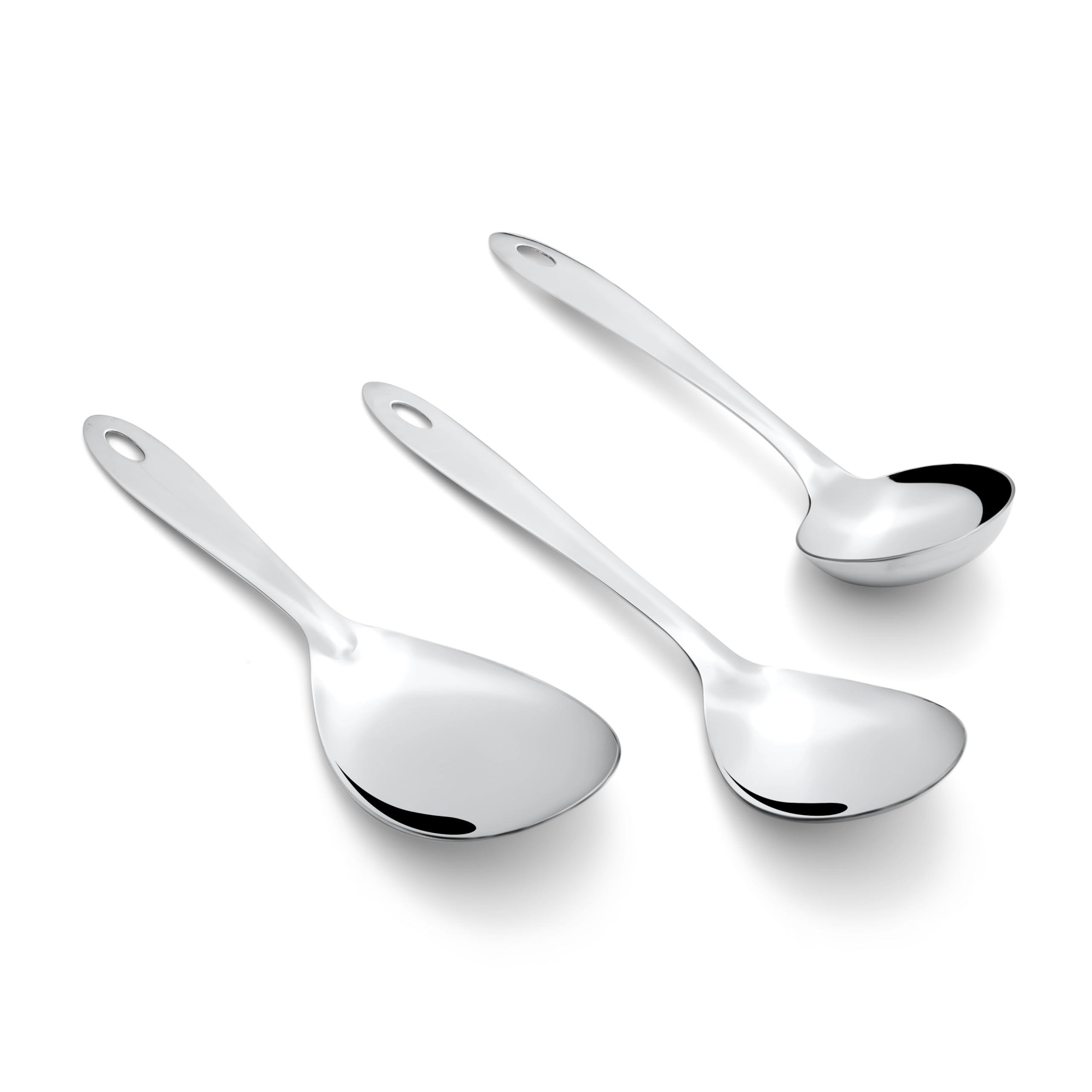 Montavo Stainless Steel Serving Utensil Set - 3 Piece -2