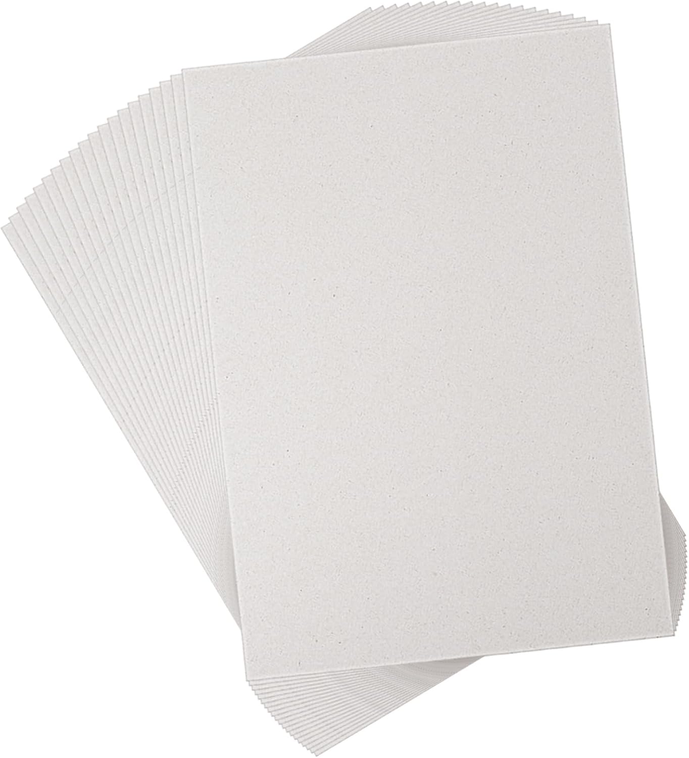 Veemoon 20sheets High Strength Cardboard Sheets Chipboard for Crafts Thick Cardboard Paper DIY Projects Bookbinding Packaging