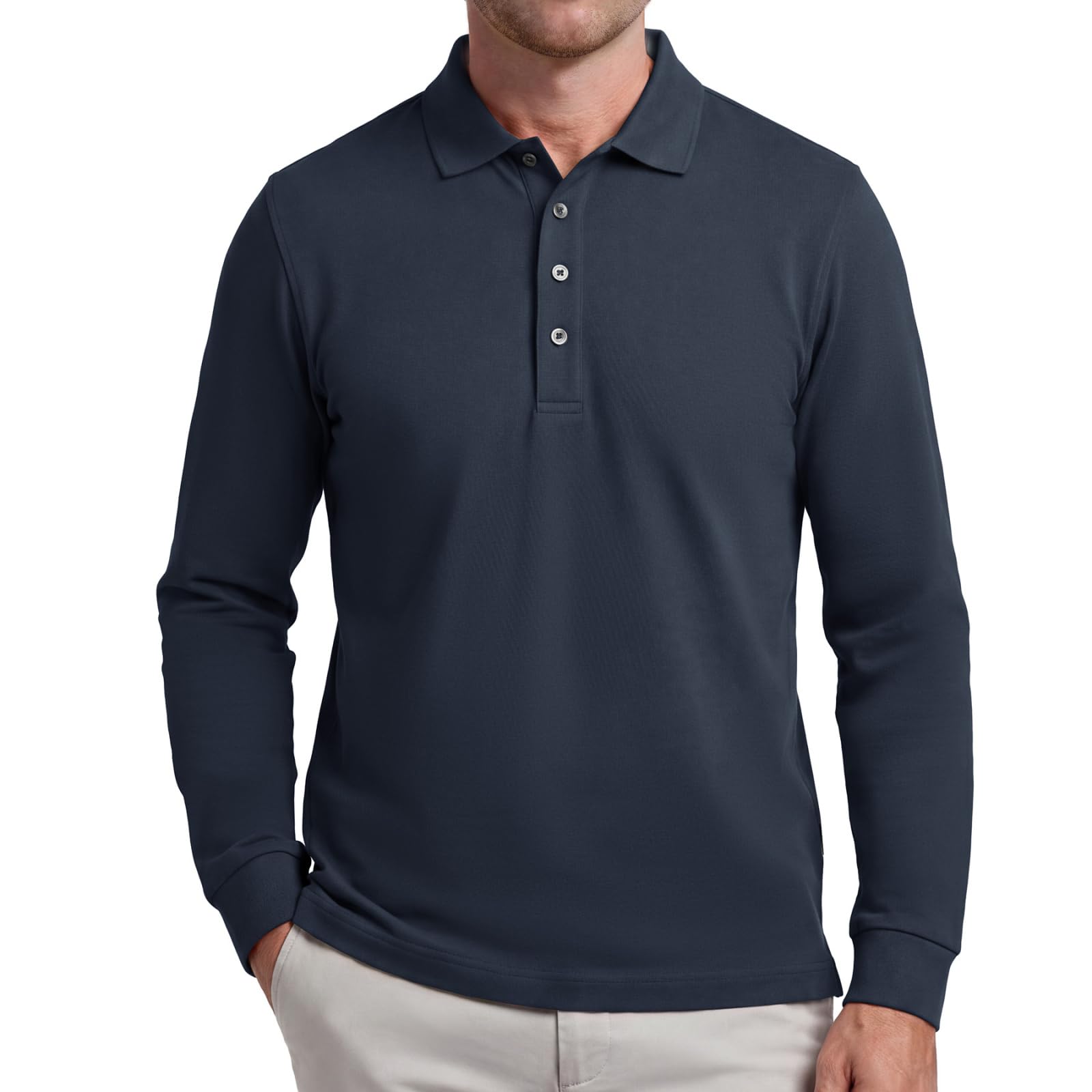 Golf Shirts for Men Dry Fit Moisture Wicking Collared Polo Shirts