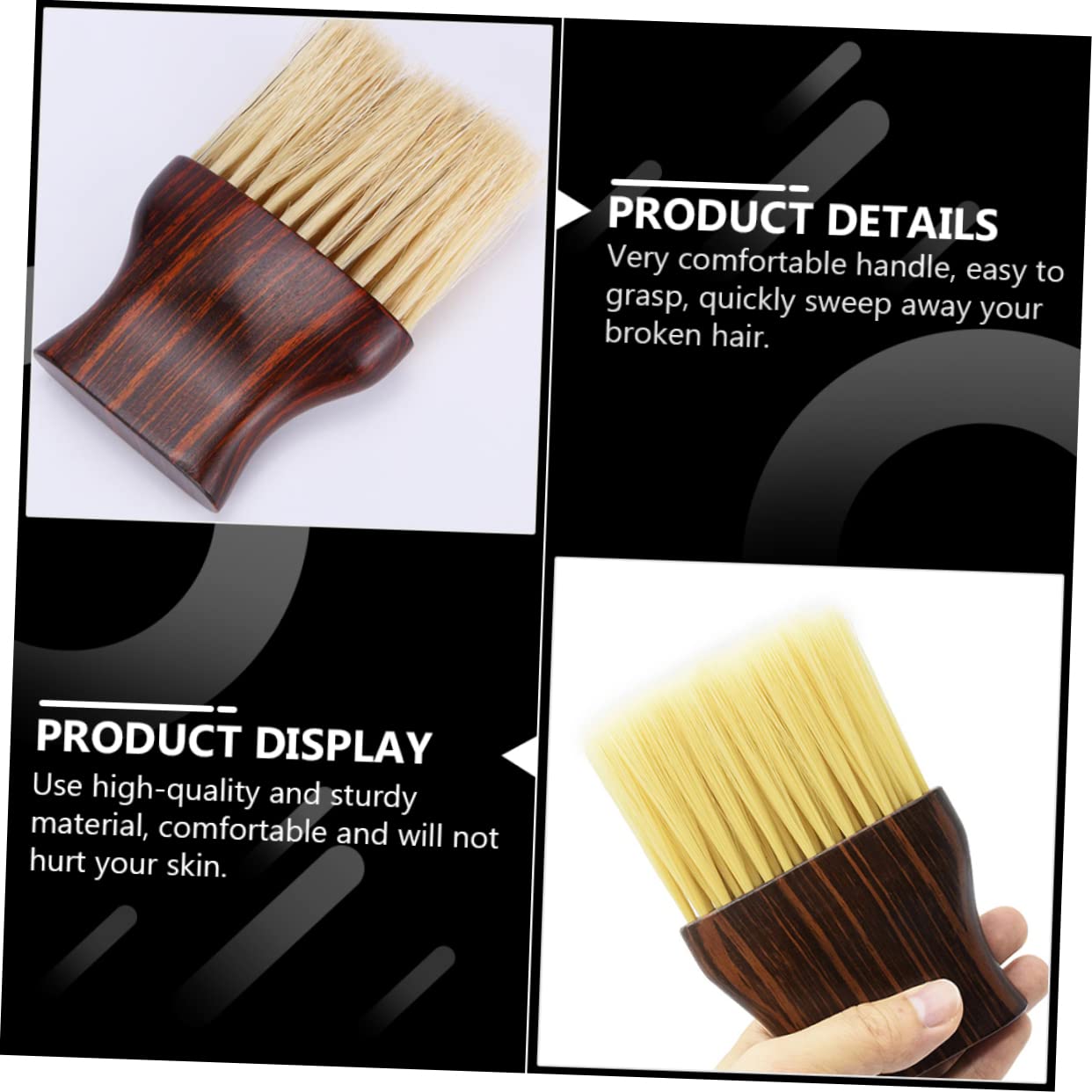 MAGICLULU 3 Pz spazzola per spazzole professionali per parrucchieri hair brush salone spazzola per tagliare i spolverino spazzola da parrucchiere spazzola per parrucchieri