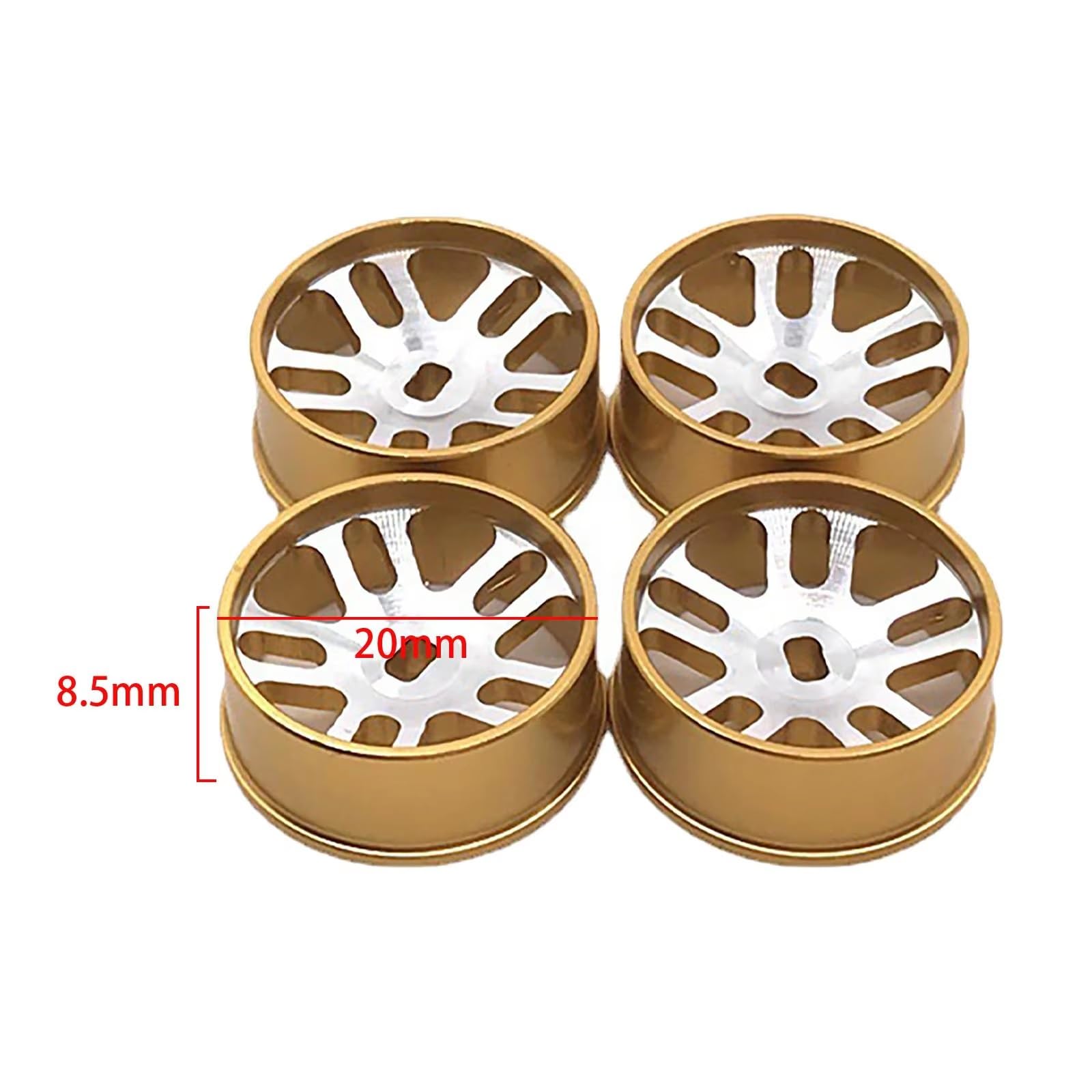 Neumático para Cubo Rueda RC para 284131 Mejora Camión Repuesto | Piezas repuesto coches RC llantas material especial reducen fricción plug-and-play un ajuste rápido Repuesto