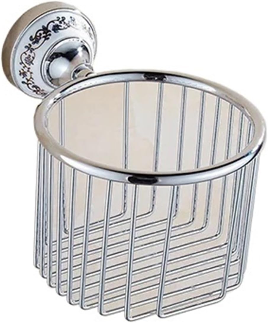 Paper Holder Crystal Bathroom Hardware Washroom Robe Hook Soap Towel Bar Cup Accessories(GJQH08S)