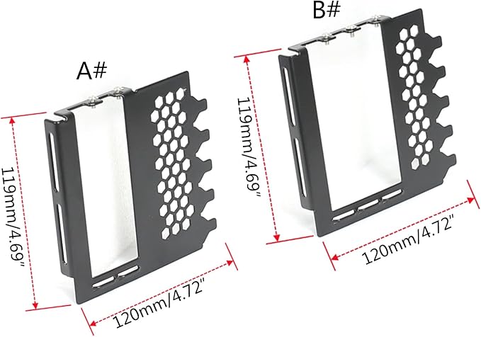 Soporte vertical metálico para GPU para chasis de PC miniatura 7