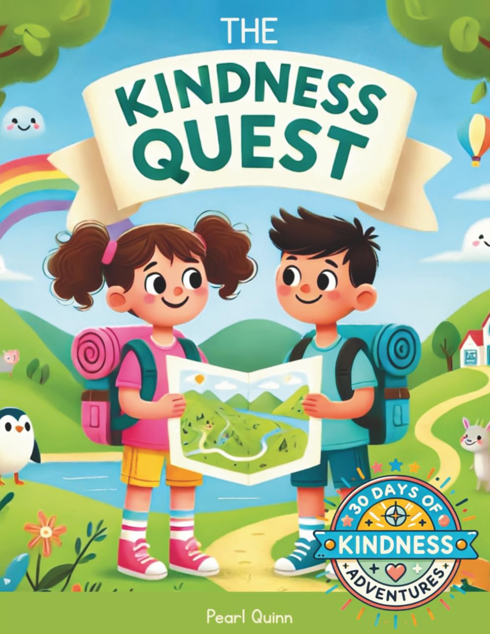 The Kindness Quest Activity Book: 30 Days of Kindness Adventures for the Compassionate, Creative and Curious Little Explorers