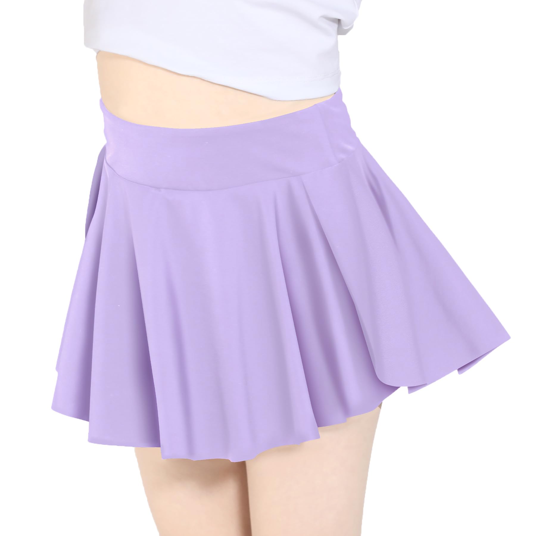 Hvididan Skort Girls, Athletic Skirts for Tennis Golf, Butterfly Flowy Shorts for Kids, Shorts with Pocket