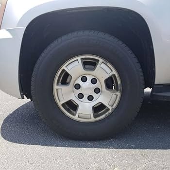 Amazon.co.jp: シルバーABSプラスチックつや消しアルミニウムカーハブ