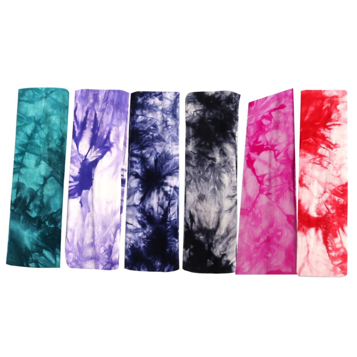MAGICLULU 18 Piezas elástica de Yoga suministro de yoga para el cabello diadema de fitness cabeza sudor banda elástica para el cabello suministro para el cabello Deportes Venda