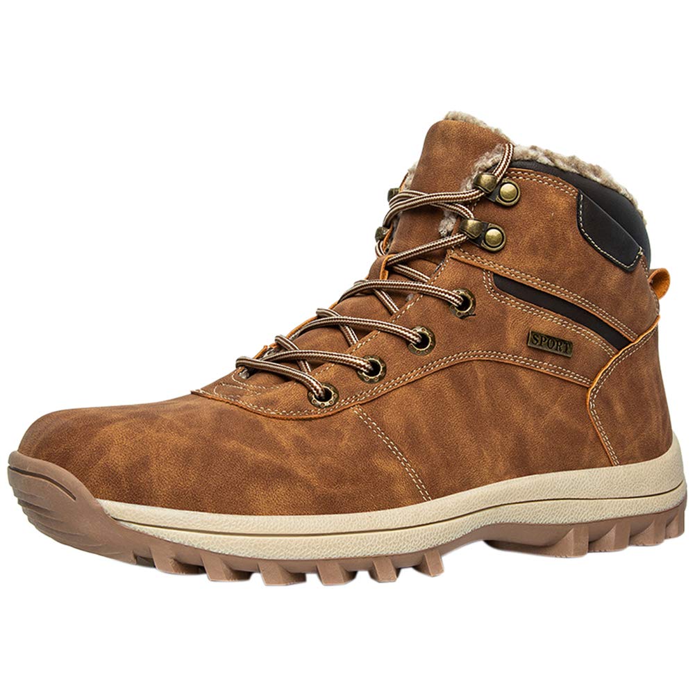Scarpe da Trekking Uomo Resistente All'acqua All'aperto Sportive Escursionismo Confortevole Allineato Calda Antiscivolo Leggero Casuale Stivali Invernali