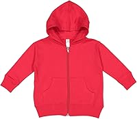 Vista 1 de RABBIT SKINS Sudadera con capucha y cremallera completa de manga larga con bolsillos (3446)