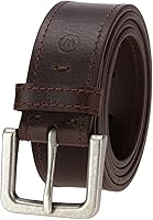 Wrangler Men's Country Casual Buffalo Leather Belt for Jeans - Durable Everyday Wear, Sizes 32-44