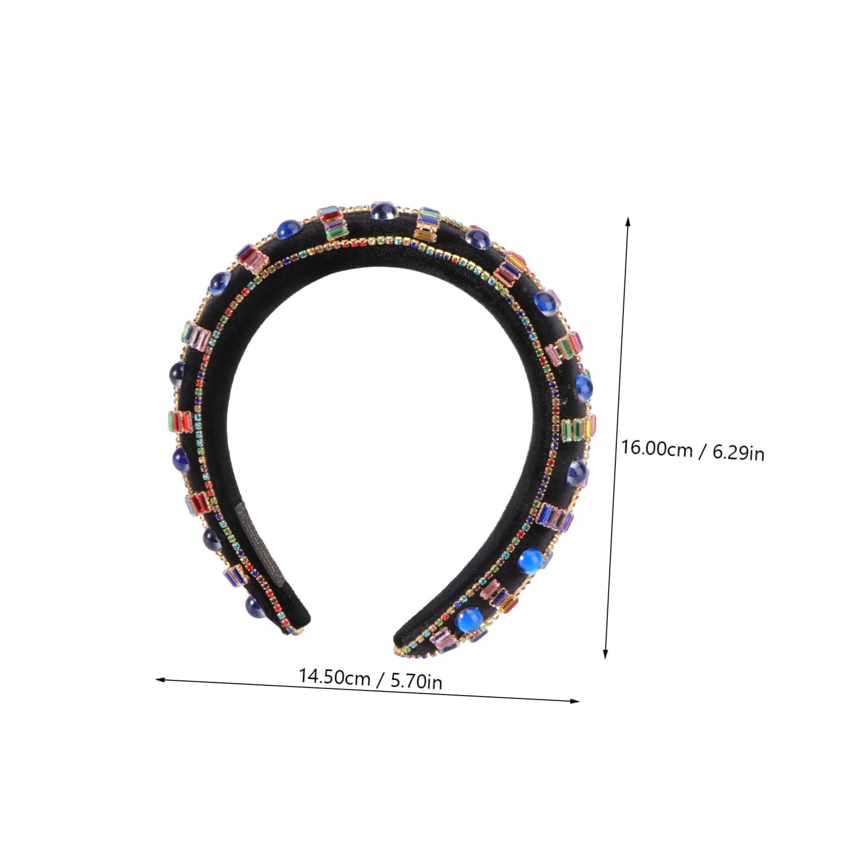 FOMIYES 3piezas Diadema Retro De Esponja Brillantes Para Mujeres Accesorio De Fiesta y Cosplay Para Maquillaje Lavado Facial y Eventos Especiales Diseño Elegante