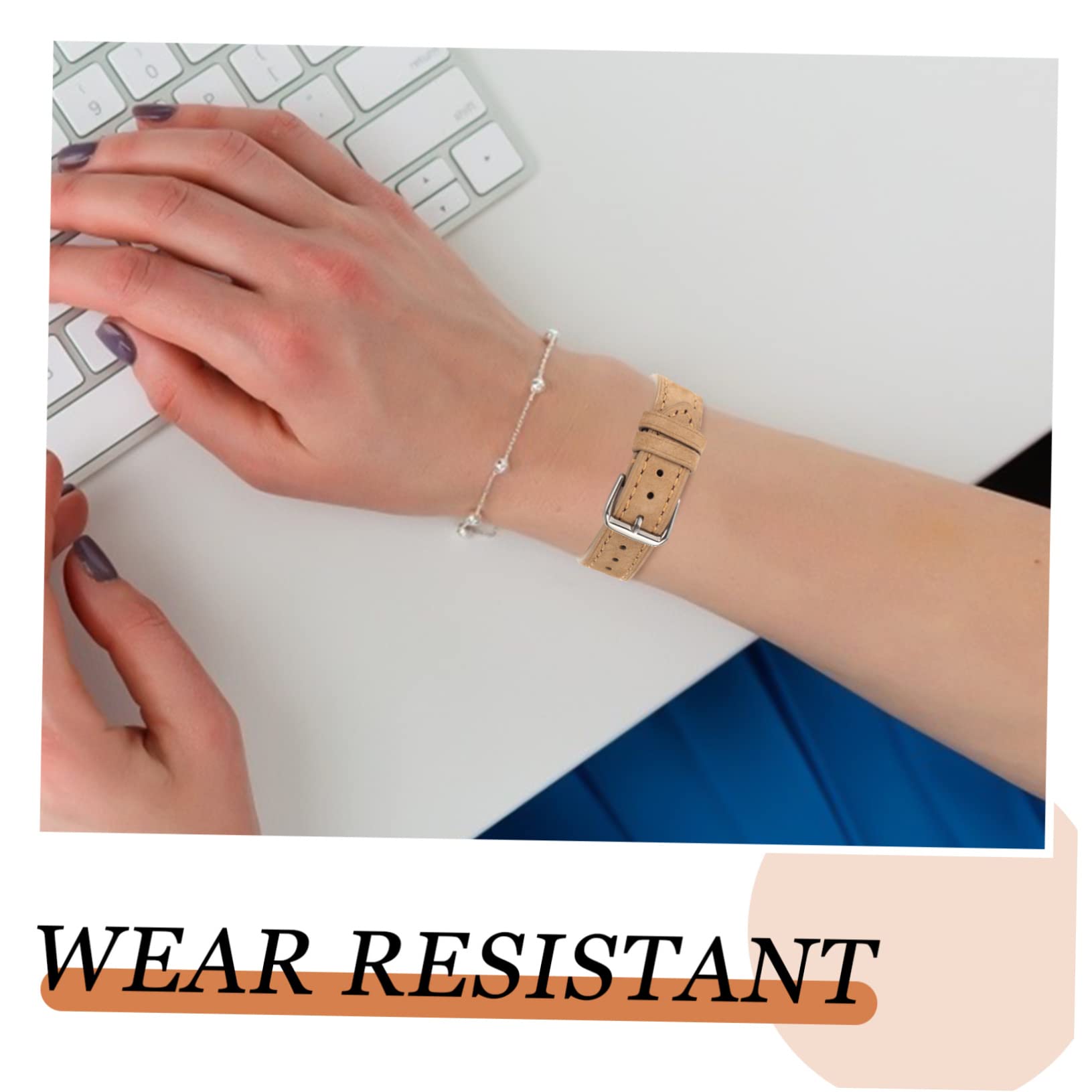 Uonlytech 3piezas Correa De Reloj De Suede y Resistente Para Uso Diario Compatible Reemplazo De Reloj Costura Ligera y Transpirable Fácil De Instalar y Ajustar