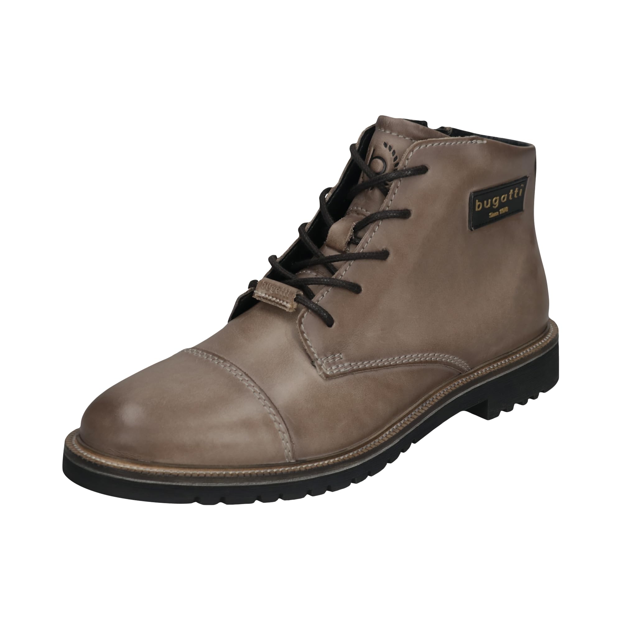 bugatti Men's Lace-Up Boots, Men's Boots, Cold Lining, Interchangeable Footbed, gray, 41 EU