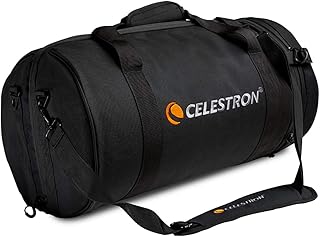 Celestron – 8” Telescope Optical Tube Bag – Custom Carrying Case Fits Schmidt-Cassegrain and EdgeHD – Ultra-durable Protective Walls – Padded Straps for Easy Carry,Black
