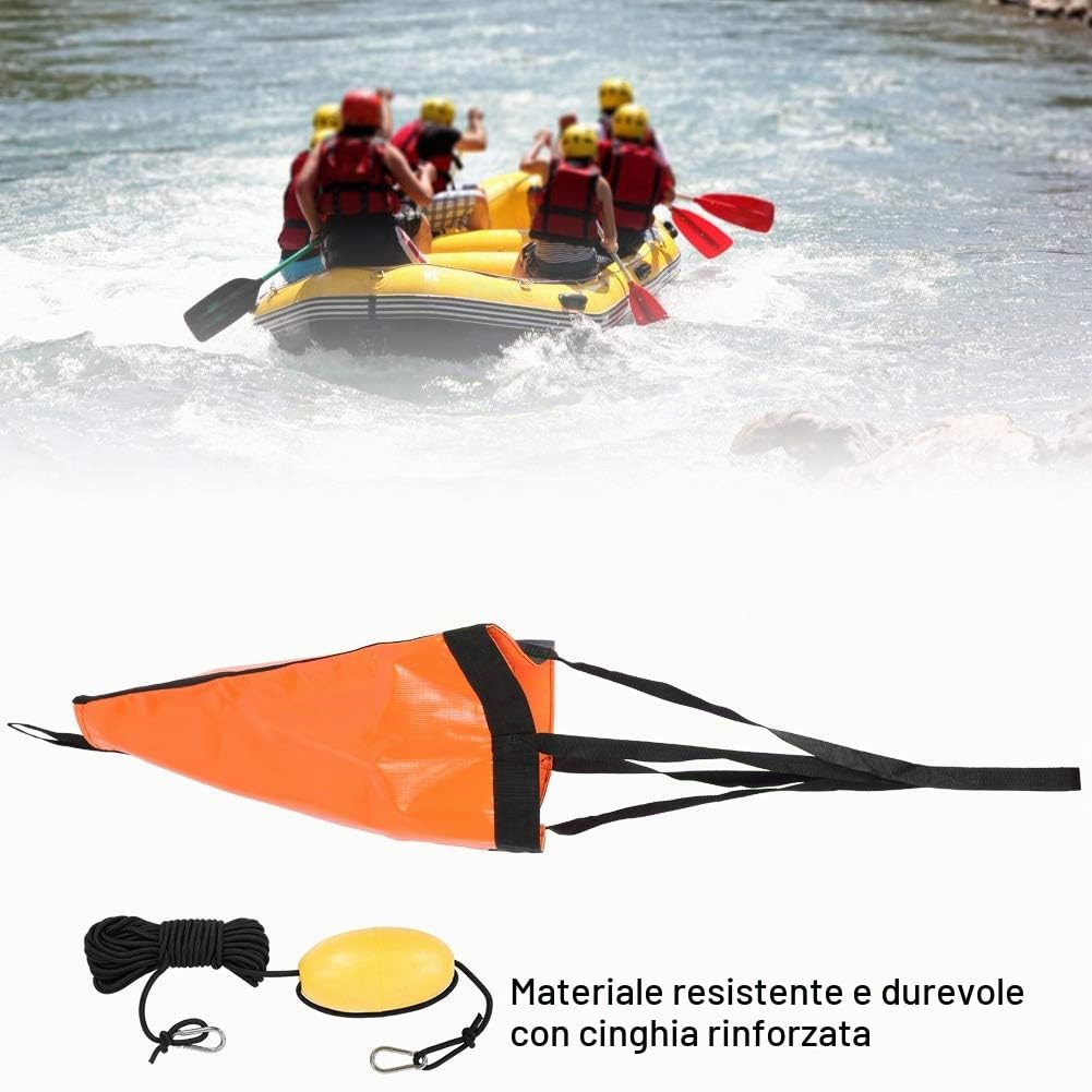 Gommone Da Pesca, Ancora per Barca da Pesca Kayak Ancora Galleggiante Ancora per Barca Set Galleggiante per Ancora per Barche, Kayak Leggero per gommone da Pesca in Yacht