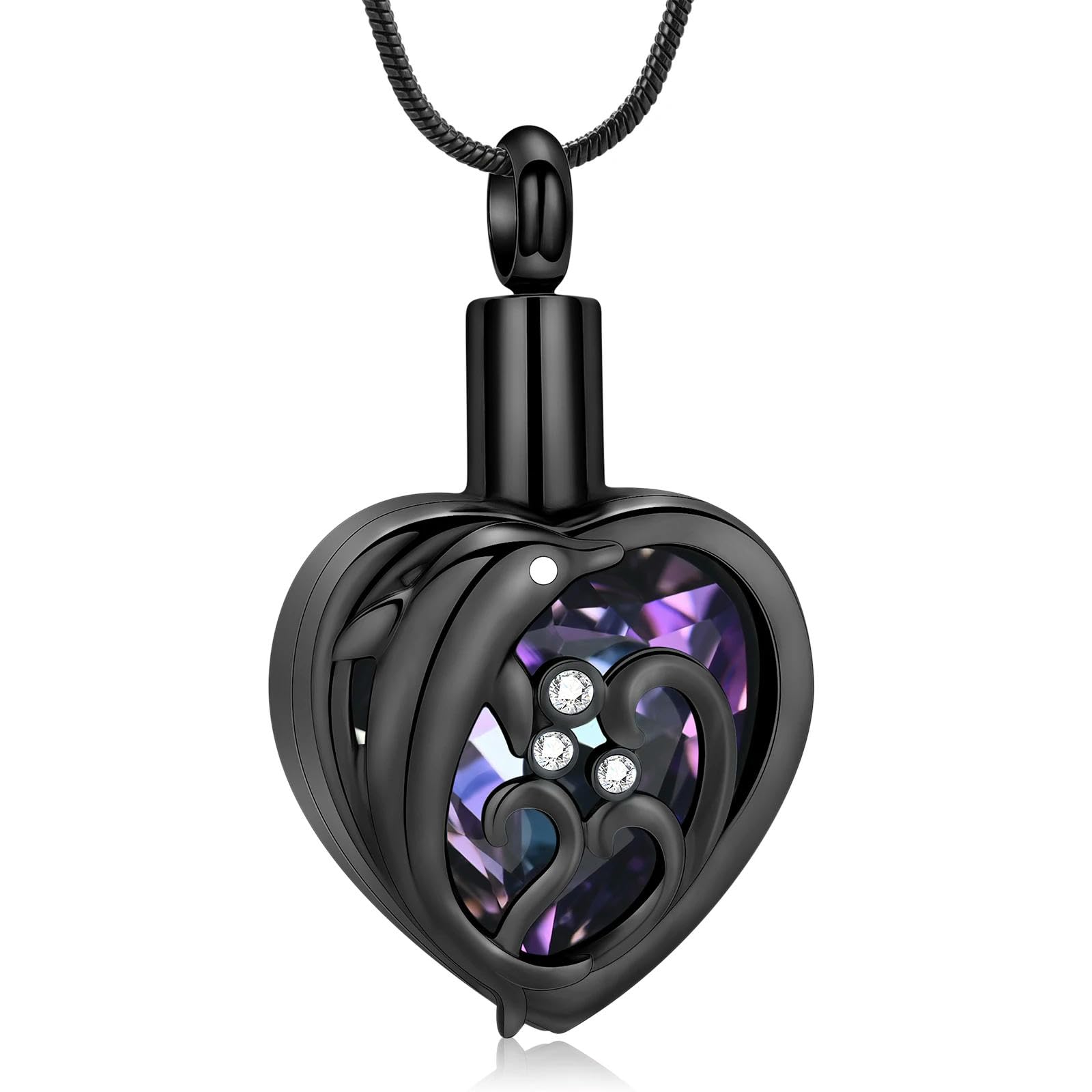 Pendentif porte-collier urne pour apaiser le deuil et protéger les cendres précieuses