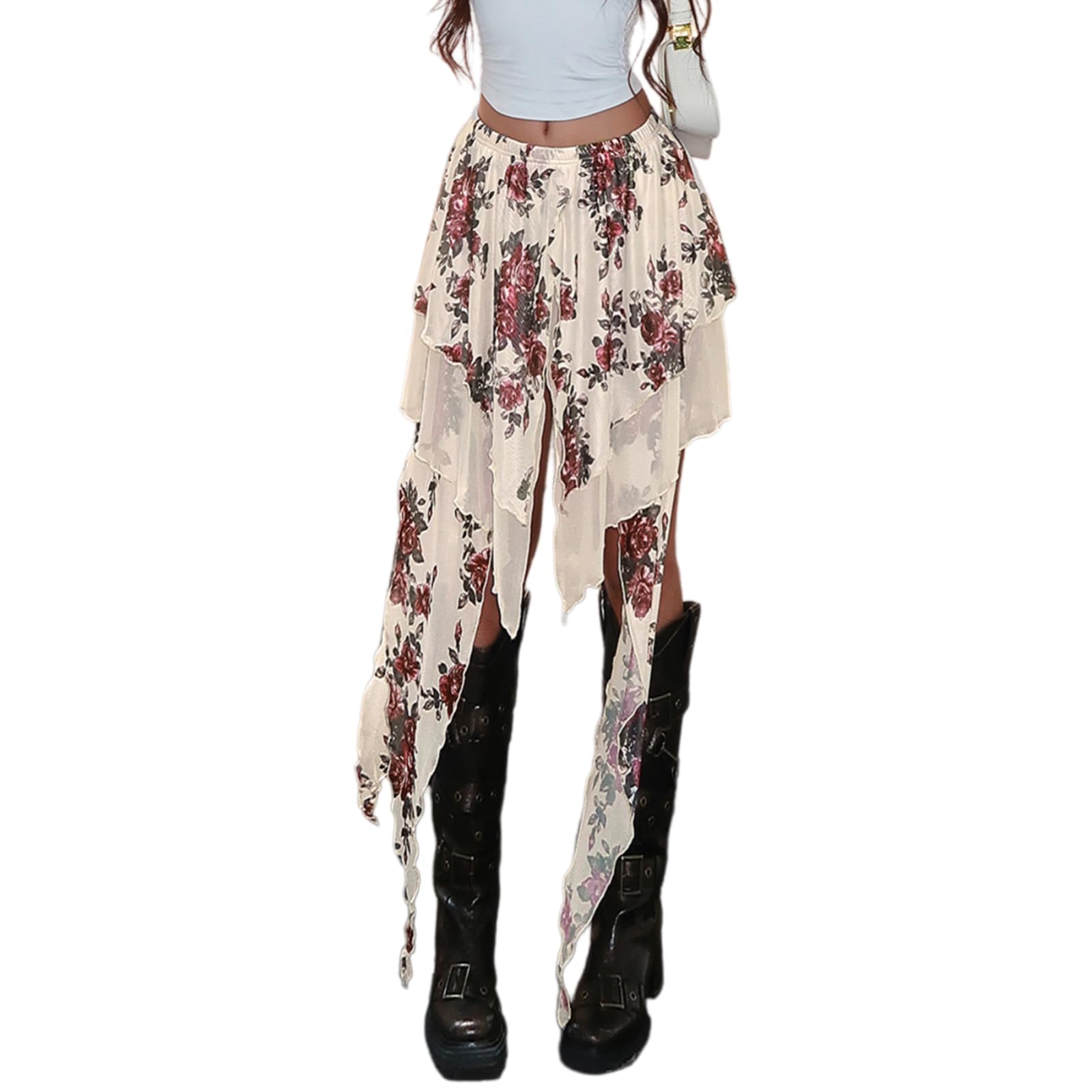 Robe femme Y2K en mousseline legere ideale pour vos beach parties