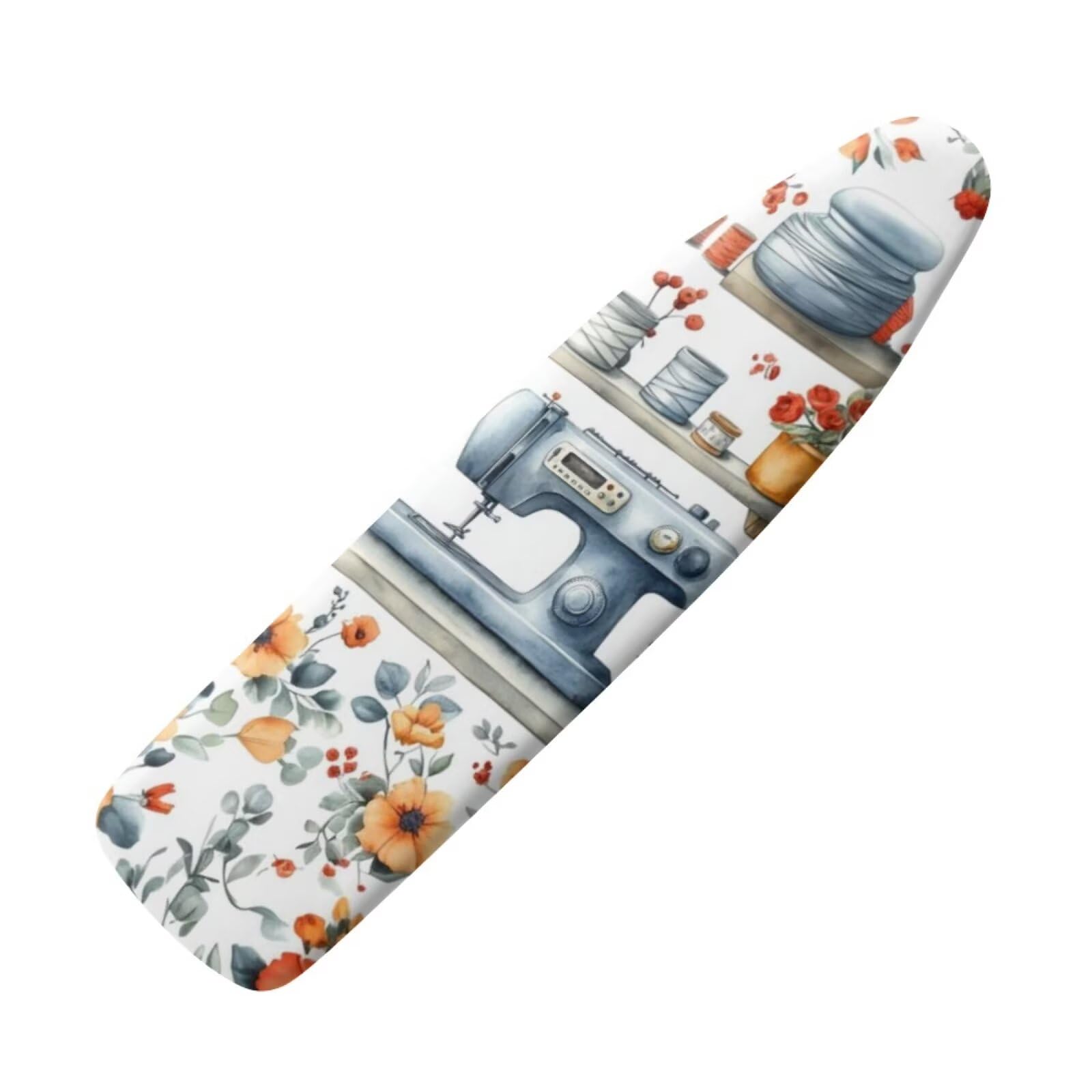 Coloranimal Vintage Flower Ironing Board Covers Large Ironing Board Cover with Elastic Edge Heat Resistant Foldable Iron Table Protective Iron for Home Bathroom