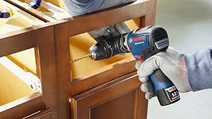 Bosch GSR12V-300FCB22 12V Max Drill/Driver with 5-In-1 Flexiclick System with (2) 2.0 Ah Batteries